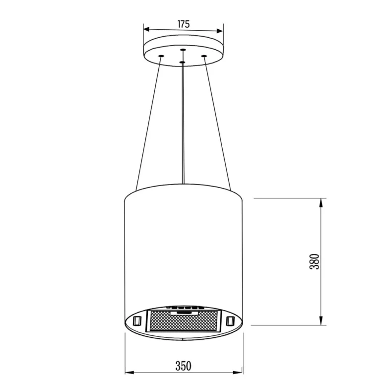 Zidna Kuhinjska Napa Bt 227 35 Cm Crna 10