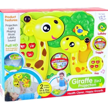 Žirafa 2u1 Projektor Privjesak Za Krevetić Za Bebe 4