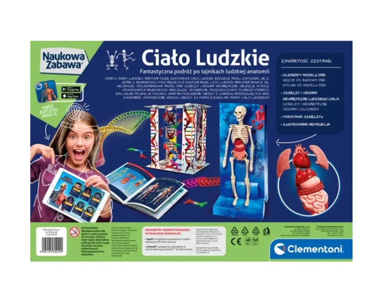 Znanstvena Zabava Ljudsko Tijelo Poljski Jezik Clementoni 60249 5