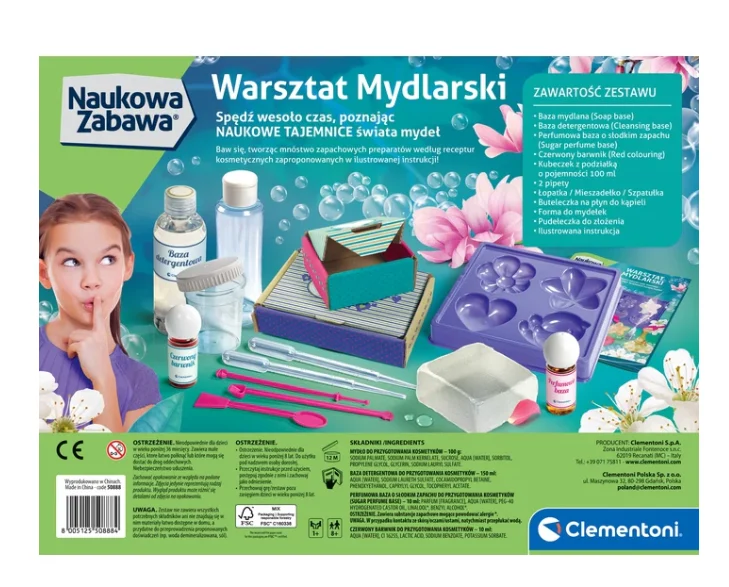 Znanstveni Set Radionica Sapuna Clementoni 50888, Poljski 5