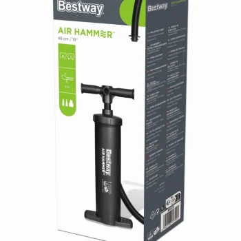 Zračni čekić Bestway Klipna Ručna Pumpa 3,5 L/ciklus + 3 Nastavka 8