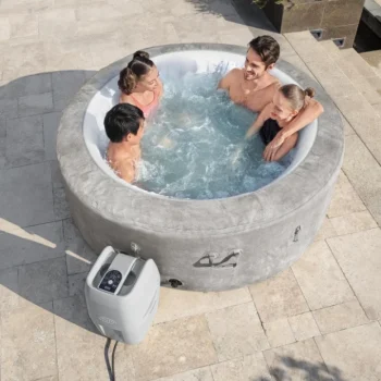 Zurich Lay Z Spa Airjet Spa, Bestway, 4 Sjedala, Pumpa, Energysense, Za Cijelu Godinu 9