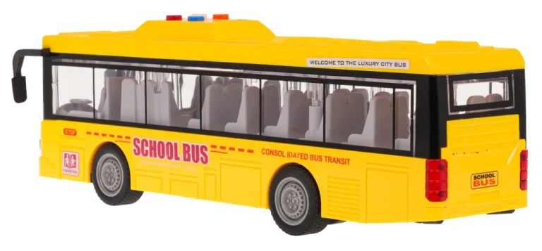 Žuti Autobus Sa Svjetlima I Zvukovima 4