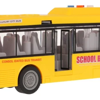 Žuti Autobus Sa Svjetlima I Zvukovima 5