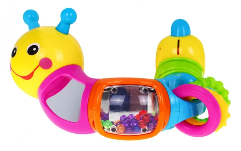 Zvečka Gusjenica Segmentna Za Bebe 6 Edukativnih Dijelova 4