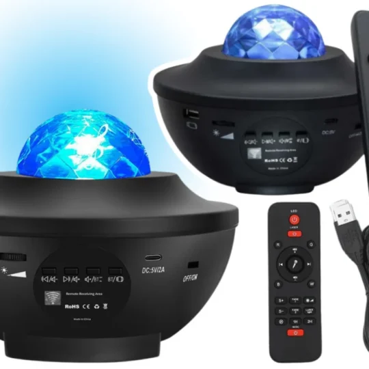 Zvjezdana Projektorska Led Lampa Bluetooth Zvučnik Daljinski Upravljač 1