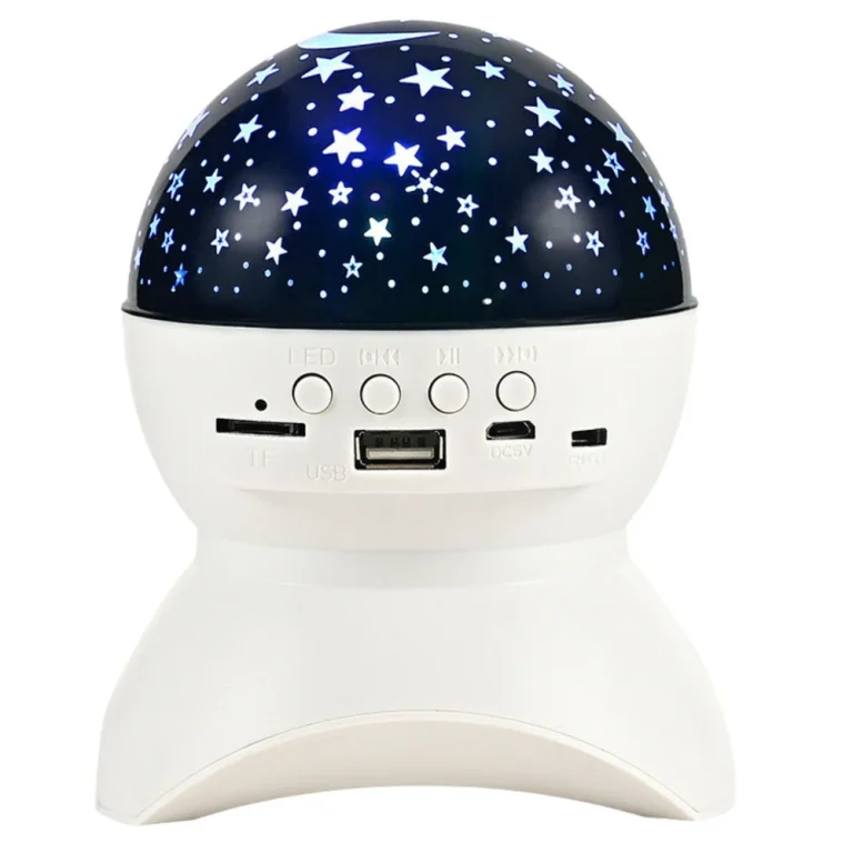Zvjezdani Projektor 3 U 1 Bluetooth Led Zvučnik Bijeli 2