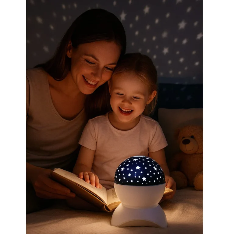 Zvjezdani Projektor 3 U 1 Bluetooth Led Zvučnik Bijeli 3