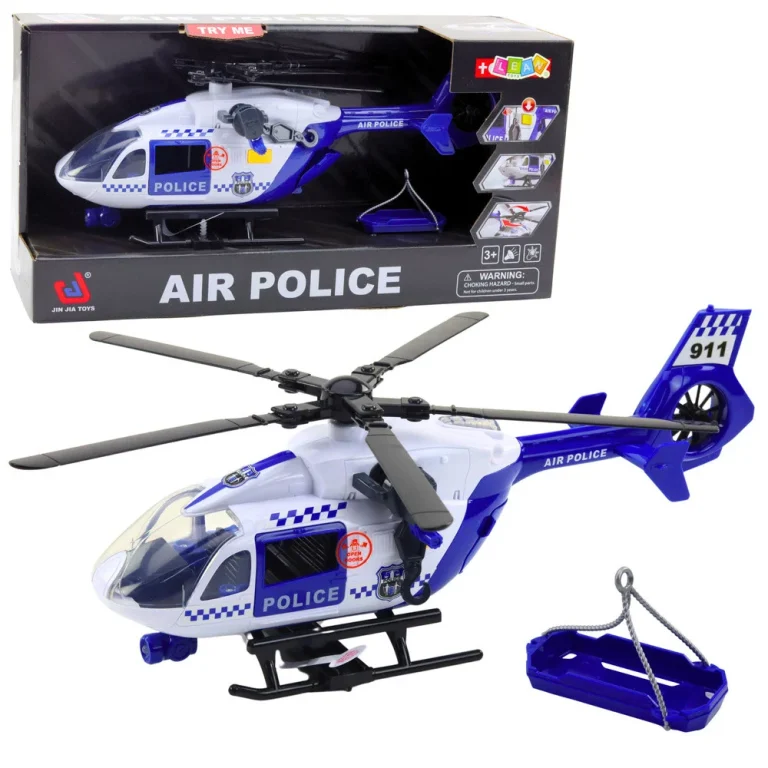 Zvuci Svjetla Nosila Za Kuke Policijskog Helikoptera 1:12 1