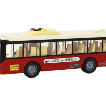 Zvukovi Svjetala Autobusa Na Baterije Crveni Grad 1:16 2