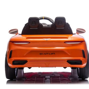 Bentley Batur Convertible Dječji Auto Na Akumulator, Narančasti 5