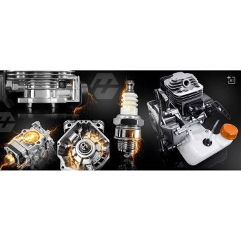 Benzinska Motorna Kosa Humberg Hm 616 1500 W 52 Cm³ S Priborom 6