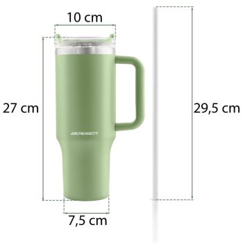 Berdsen Termos šalica Sa Slamkama 1180 Ml Zelena 12