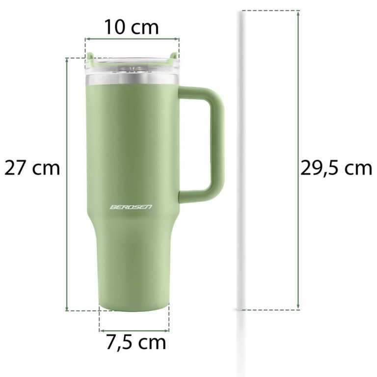 Berdsen Termos šalica Sa Slamkama 1180 Ml Zelena 12