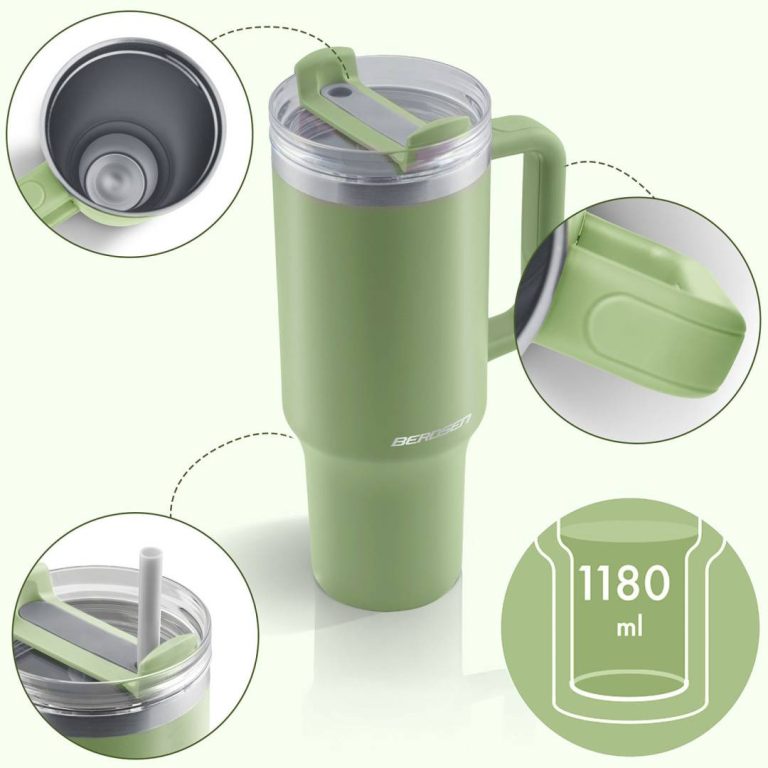 Berdsen Termos šalica Sa Slamkama 1180 Ml Zelena 5