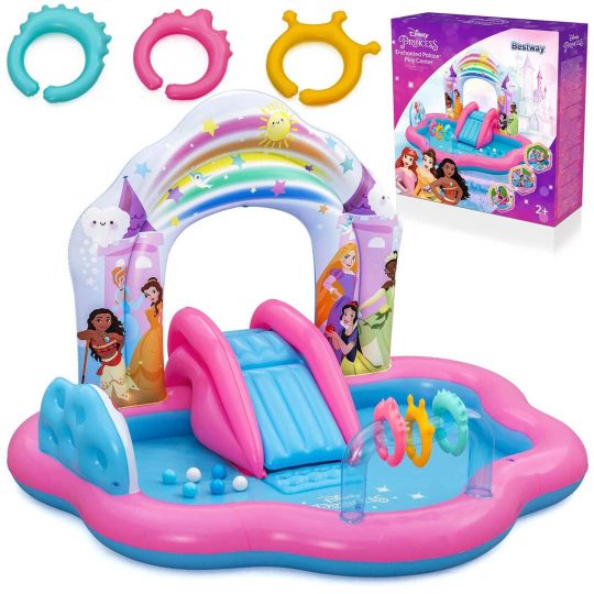 Bestway Disney Princess Vodeno Igralište Na Napuhavanje 221 X 193 X 140 Cm 1
