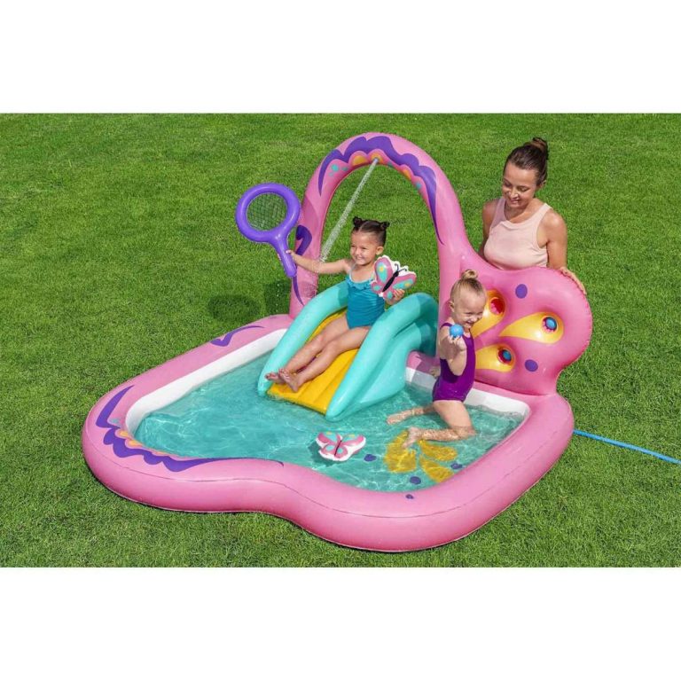 Bestway Dječje Igralište Na Napuhavanje Sa Toboganom 180 X 180 X 117 Cm 2