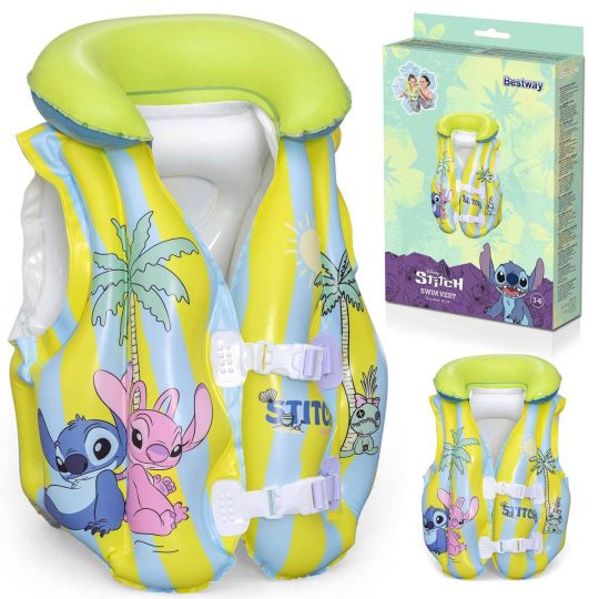 Bestway Prsluk Za Učenje Plivanja Lilo I Stitch M/l 51 X 46 Cm 1