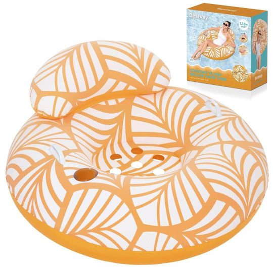 Bestway Sjajni Kolut Za Plivanje S Naslonom 117 Cm 1