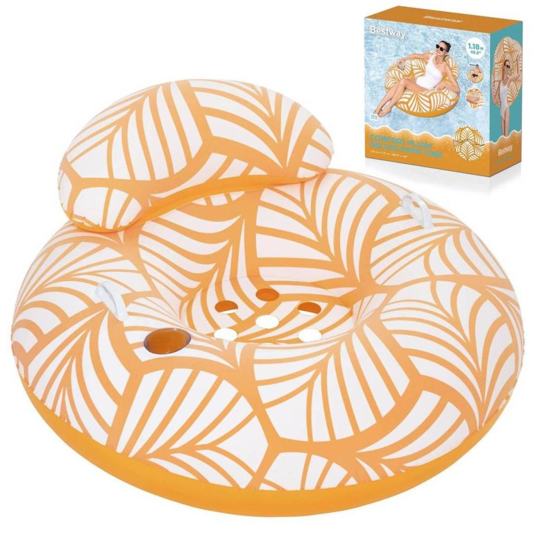 Bestway Sjajni Kolut Za Plivanje S Naslonom 117 Cm 1