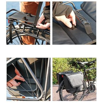 Biciklistička Torba Na Prtljažnik Bočna Wheel Up Dvostruka Crna 14