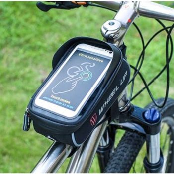 Biciklistička Torba Na Ram S Navlakom Na Telefon Wheel Up Crvena 6