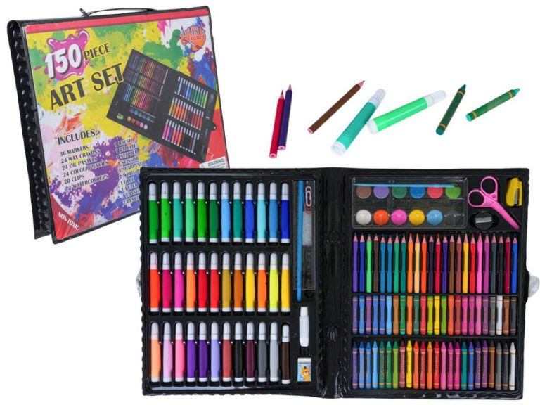 Crni Kreativni Set U Kovčegu 150 Dijelova 2