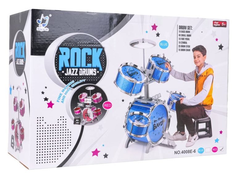Dječji Bubnjevi Rock Band Crveni 7