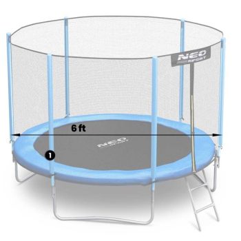 Donji Stup Za Trampolin 183 Cm Neo Sport Plavi 2
