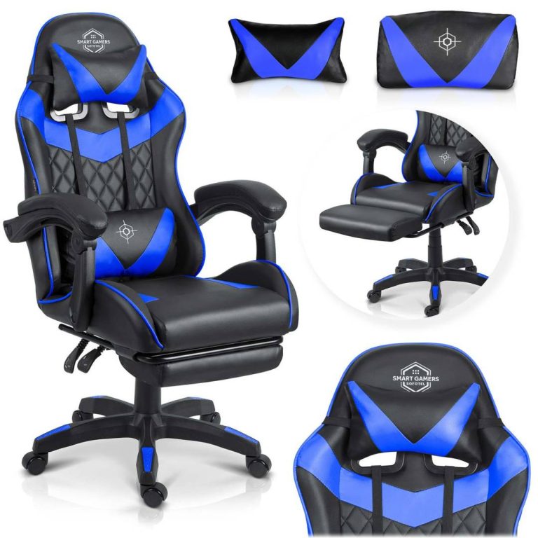 Gaming Fotelja Sofotel Draknor Ii Crno Plava 1