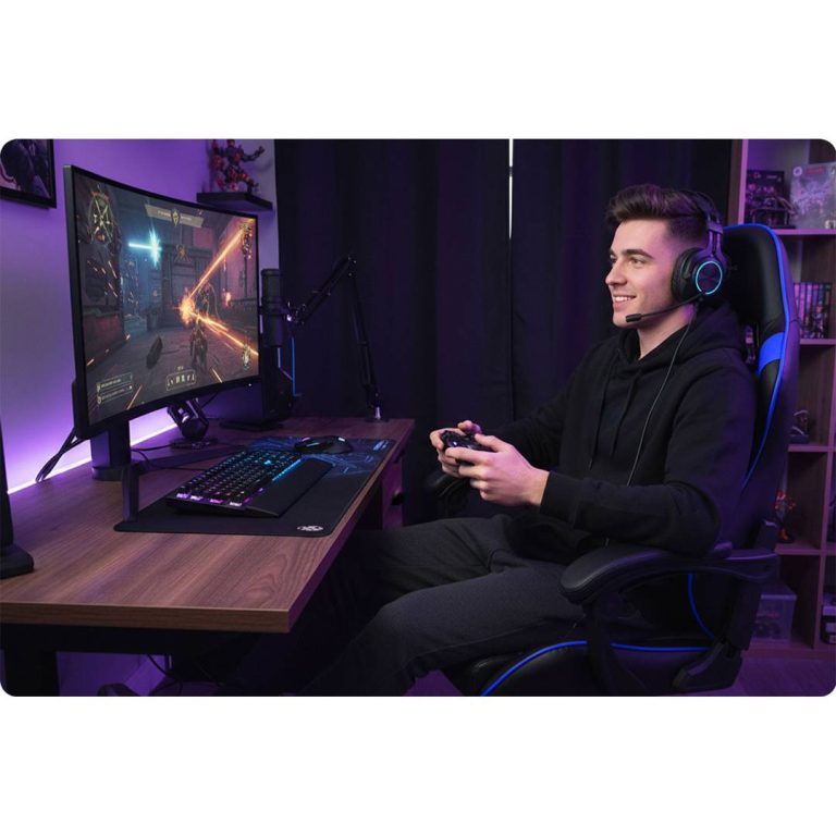 Gaming Fotelja Sofotel Draknor Ii Crno Plava 10