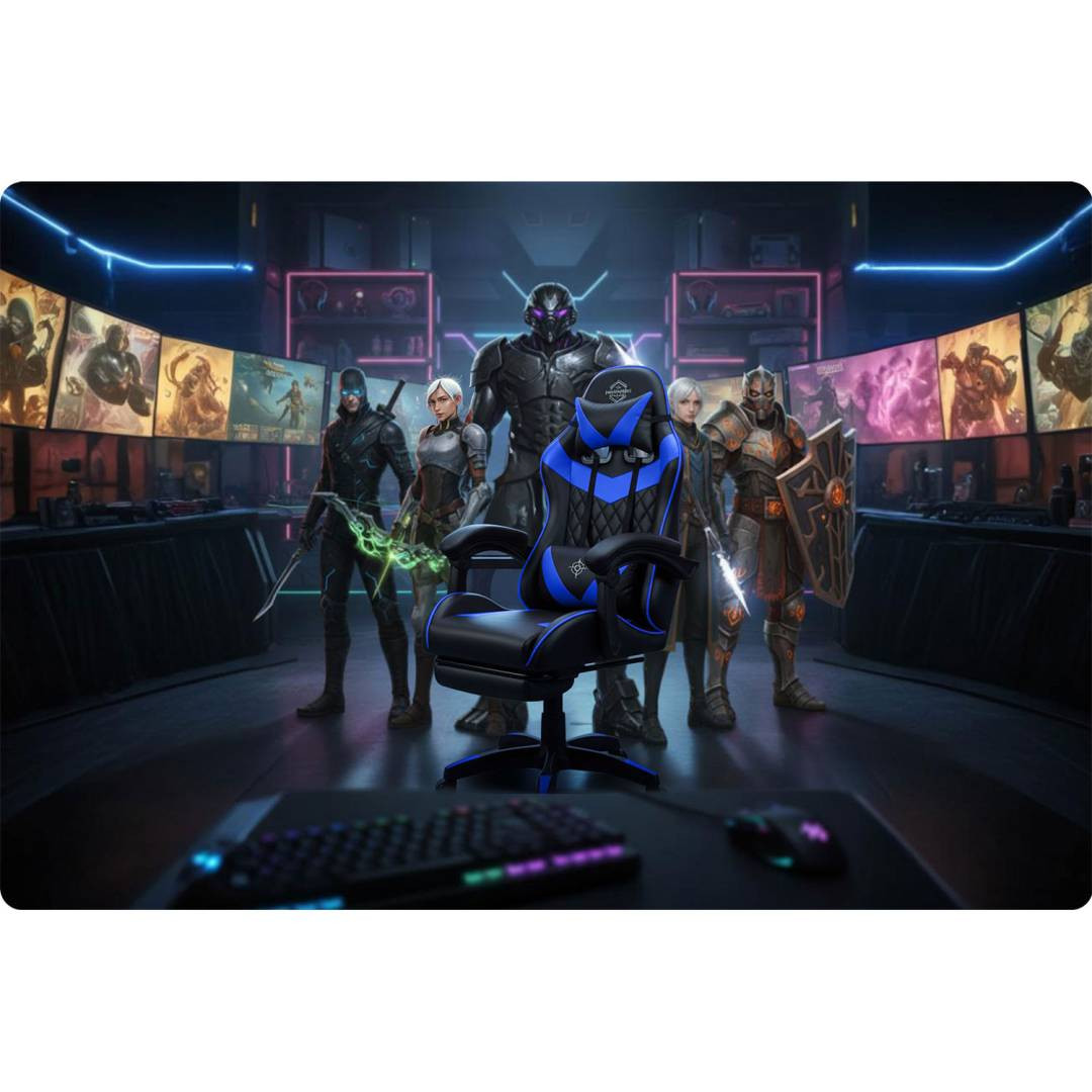 Gaming Fotelja Sofotel Draknor Ii Crno Plava 11