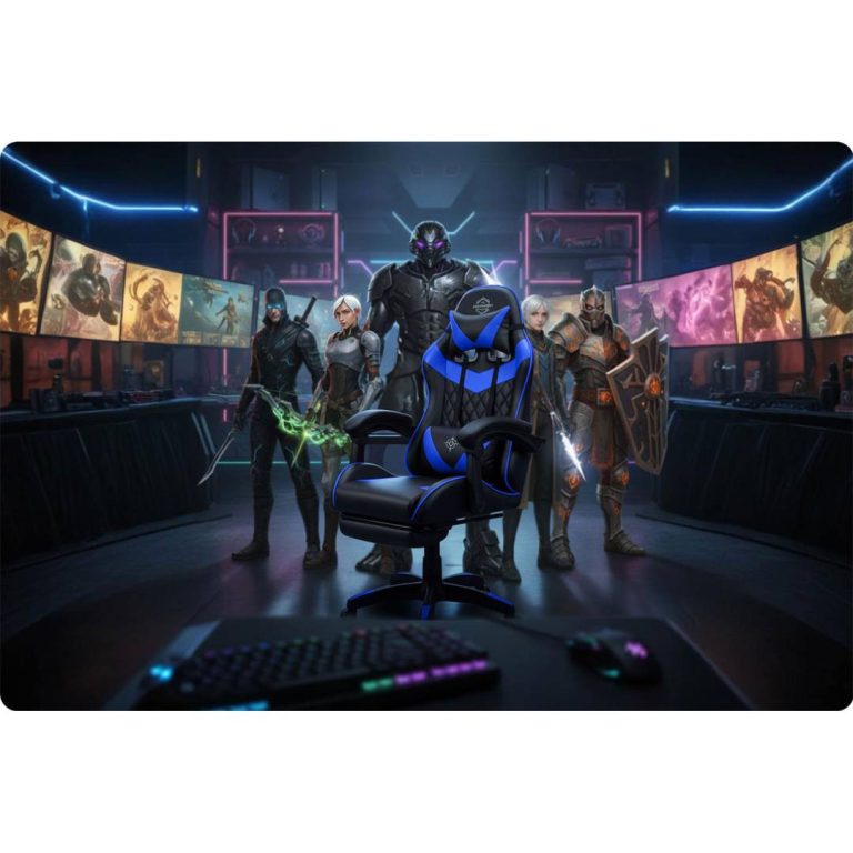 Gaming Fotelja Sofotel Draknor Ii Crno Plava 11