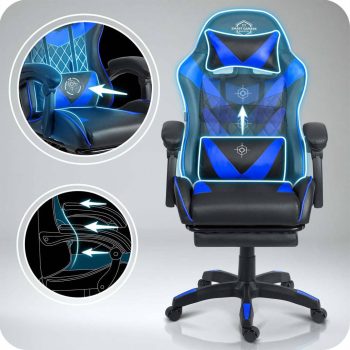 Gaming Fotelja Sofotel Draknor Ii Crno Plava 7