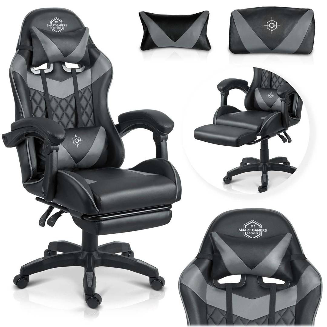 Gaming Fotelja Sofotel Draknor Ii Crno Siva 1