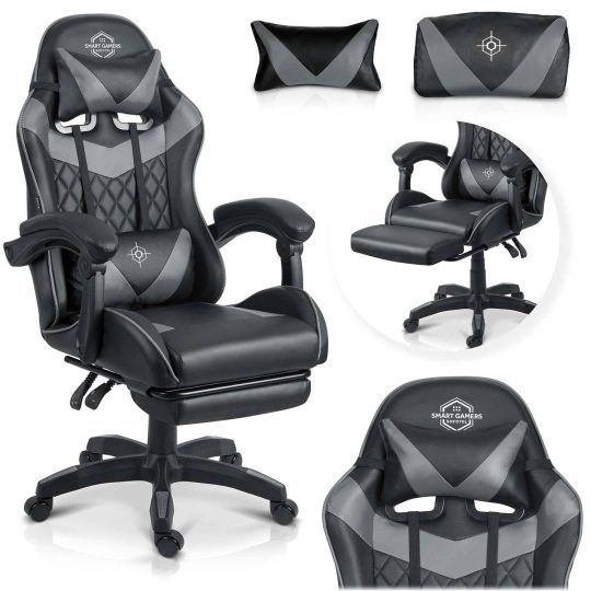 Gaming Fotelja Sofotel Draknor Ii Crno Siva 1