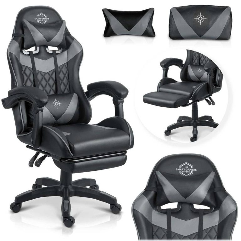 Gaming Fotelja Sofotel Draknor Ii Crno Siva 1