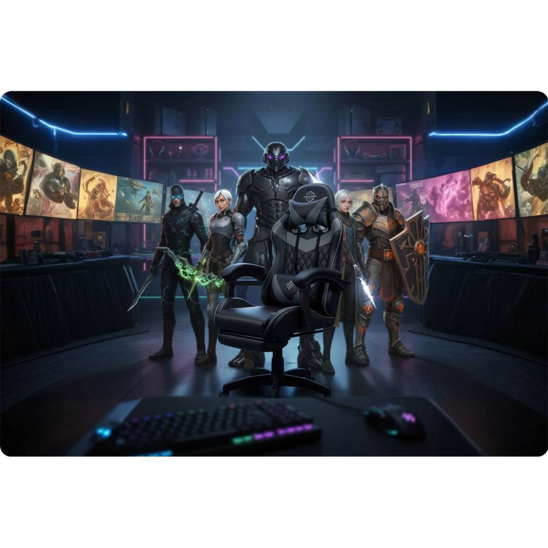 Gaming Fotelja Sofotel Draknor Ii Crno Siva 8