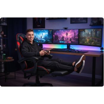 Gaming Stolica Sofotel Draknor Ii Crno Crvena 9