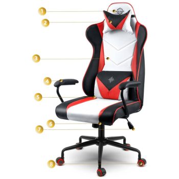 Gaming Stolica Sofotel Miss Fortune Crna 10