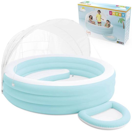 Intex Swim Center Canopy Lounge Pool 57195 Bazen Na Napuhavanje S Nadstrešnicom 1