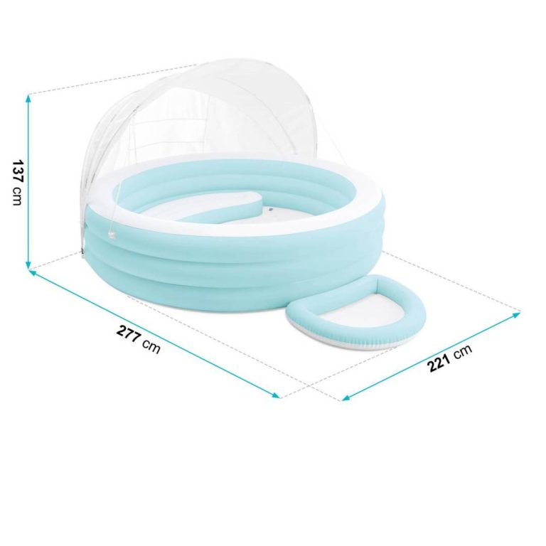 Intex Swim Center Canopy Lounge Pool 57195 Bazen Na Napuhavanje S Nadstrešnicom 8
