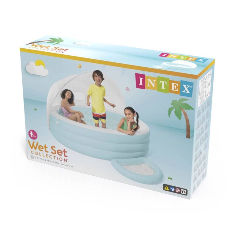 Intex Swim Center Canopy Lounge Pool 57195 Bazen Na Napuhavanje S Nadstrešnicom 9