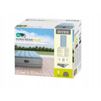 Intex Madrac Na Napuhavanje 191 X 99 X 36 Cm S Ugrađenom Usb Pumpom 11