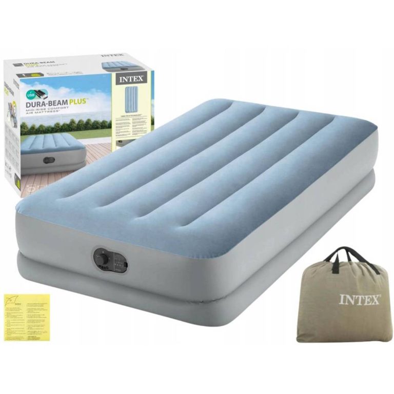 Intex Madrac Na Napuhavanje 191 X 99 X 36 Cm S Ugrađenom Usb Pumpom 12