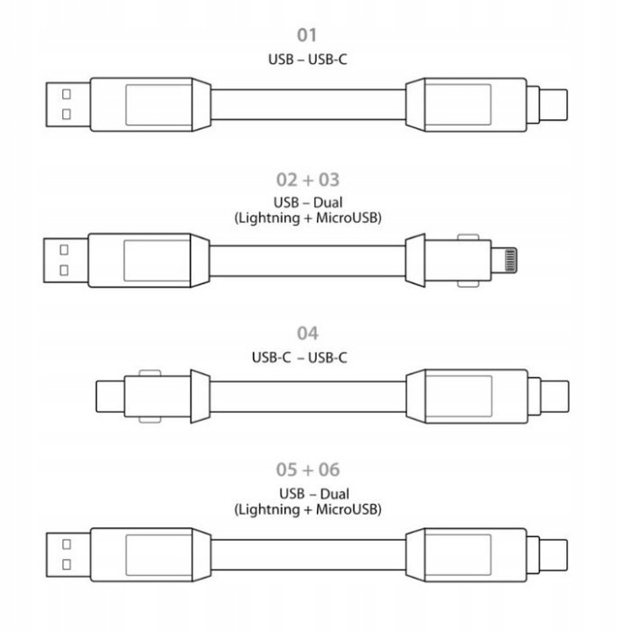 Kabel Za Punjenje 6u1 Otvarač Black 7