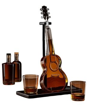 Karafa Gitara Whisky Poklon Komplet 3