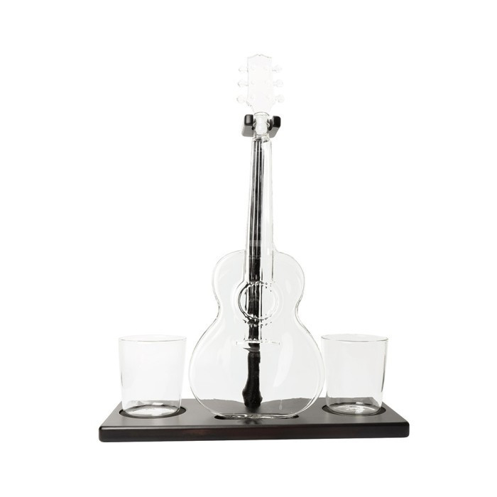 Karafa Gitara Whisky Poklon Komplet 4