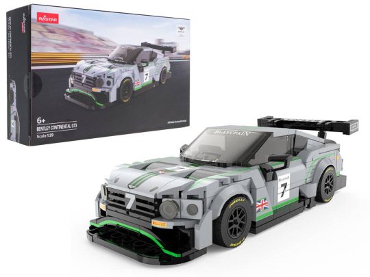 Kockice Bentley Continental Gt3 1:29 Sivi Rastar 1