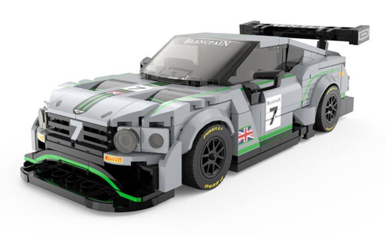Kockice Bentley Continental Gt3 1:29 Sivi Rastar 2